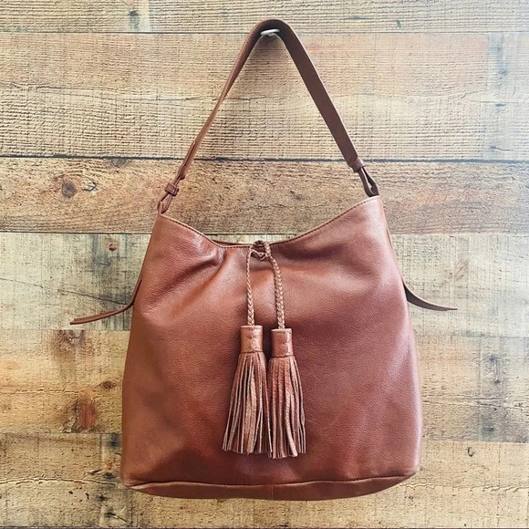 margot Handbags - Margot Leather Purse With Tassel